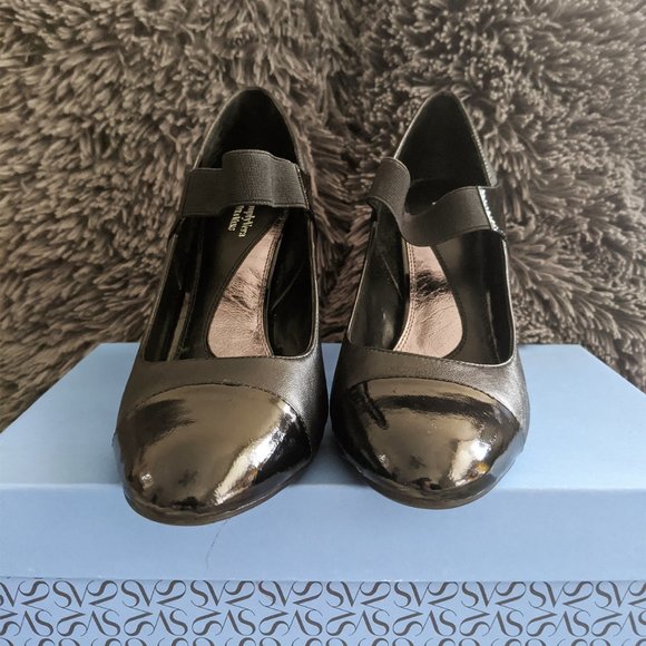 Simply Vera Azalea Black Heels 8.5 - Picture 2 of 5